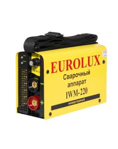 Сварочный аппарат инверторный IWM220 7 2 кВт 220 А электрод Eurolux