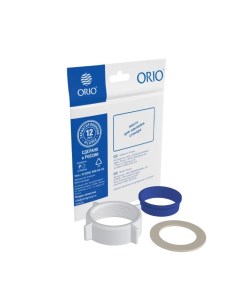 Ремкомплект для сифона 40 мм 1 1 2 гайка коническая и торцевая прокладки индивидуальная упаковка РКП Orio