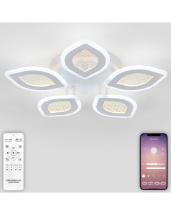 Потолочная светодиодная люстра с пультом ДУ моб приложением 100W белый LED Natali kovaltseva