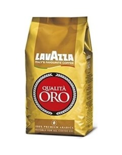 Кофе в зернах Qualita Oro 1000 beans вакуумная упаковка 1000гр Lavazza