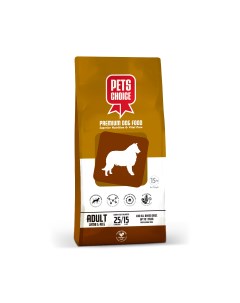 Корм для взрослых собак всех пород с ягненком и рисом 15 кг Pet's choice