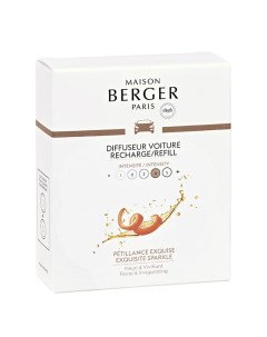 Блок сменный для автодиффузора Maison Berger Брызги шампанского 2 шт Maison berger paris