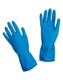 Перчатки резиновые Practi Extra Dry L синий Paclan