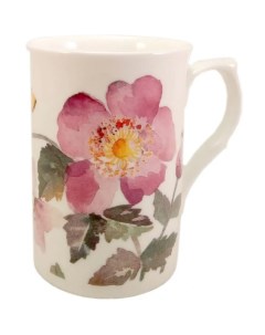 Кружка 312 мл Цветение луга розовый Just mugs