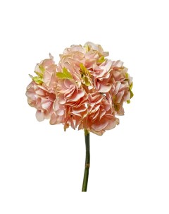 Искусственный цветок Гортензия 50 см розовый Mayblummy