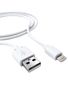 Кабель интерфейсный USB Lightning УТ000006493 для Apple белый Red line