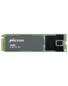 Накопитель SSD M 2 2280 MTFDKBA400TFS 1BC1ZABYY 7450 MAX 400GB PCIe 4 0 x4 NVMe 3D TLC 5000 700MB s  Micron