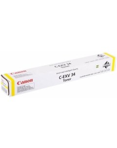 Картридж для лазерного принтера Canon C EXV34 Y 3785B002 желтый C EXV34 Y 3785B002 желтый