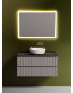 Мебель для ванной Snob T 100 подвесная столешница black sky Doha Soft без отверстия под смеситель Sancos