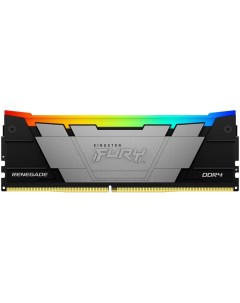 Модуль памяти DIMM 32Gb DDR4 PC25600 3200MHz Fury Renegade RGB Black KF432C16RB2A 32 Kingston