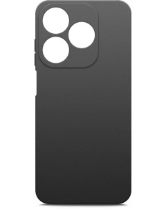 Чехол накладка для смартфона TECNO Spark 10 10C силикон черный 71640 Borasco