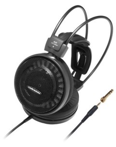 Проводные наушники ATH AD500X mini jack 3 5 mm черный Audio-technica