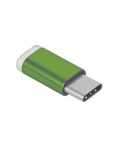 Переходник USB Type C Micro USB 480 Мбит cек зеленый GCR UC3U2MF Green Greenconnect