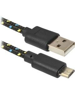 Кабель USB08 03T USB Micro USB голубой Defender