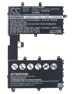 Аккумуляторная батарея для HP Omni 10 Pro Tablet 610 CD02 HSTNH L01B Cameron sino