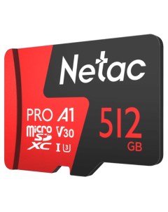 Карта памяти Micro SDXC 512Гб P500 Extreme Pro Netac