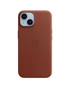 Чехол iPhone 14 Leather MagSafe Umber MPP73 Apple