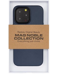 Чехол Mag Noble Collection для iPhone 15 Pro Max Синий K-doo