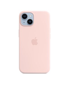 Чехол iPhone 14 Silicone MagSafe Chalk Pink Apple
