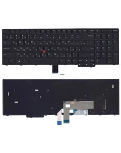 Клавиатура для ноутбука Lenovo ThinkPad E570 E575 черная Nobrand