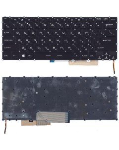 Клавиатура для ноутбука MSI GS32 GS30 GS43 GS40 черная с подсветкой Nobrand