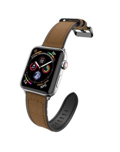 Ремешок Hybrid Leather для Apple watch 38 40 мм Brown X-doria
