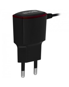 Сетевое зарядное устройство для Micro USB Black Биос