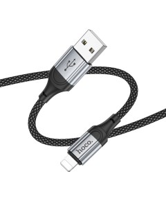 USB дата кабель Lightning X102 1M черный Hoco