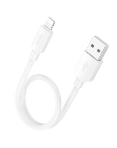 USB дата кабель Lightning X96 0 25M белый Hoco