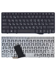 Клавиатура для ноутбука HP Elitebook 2560P 2570P черная с чёрной рамкой Nobrand