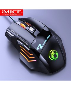Проводная игровая мышь X7 черный WM5000X71BK Imice