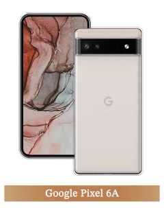 Чехол на Google Pixel 6A прозрачный Homey