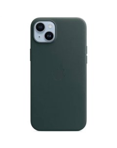Чехол iPhone 14 Plus Leather MagSafe Forest Green Apple