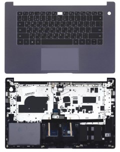 Клавиатура для Honor MagicBook 15 черная топ панель Оем