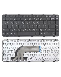 Клавиатура для HP ProBook 430 G2 440 G0 440 G1 440 G2 445 G1 445 G2 черная с рамкой Оем