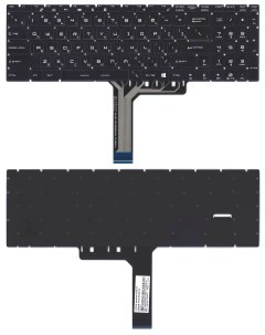 Клавиатура для MSI GS75 GL75 GX63 черная с цветной подсветкой Оем