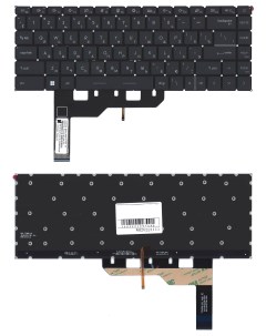 Клавиатура для MSI GS66 черная с подсветкой Оем