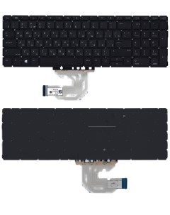 Клавиатура для HP ProBook 450 G6 455 G6 450R G6 450 G7 455 G7 черная без рамки Оем