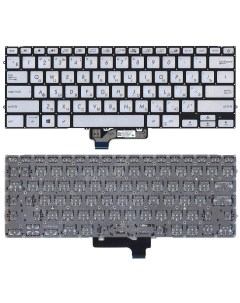 Клавиатура для Asus Zenbook UM431DA серебристая Оем