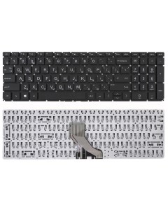 Клавиатура для HP Pavilion 15 DA 15 DB 15 DX 15 DR 250 G7 255 G7 черная без рамки Оем