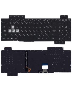 Клавиатура для Asus ROG GL704 GL704GM GL704GV GL704GW Strix SCAR II черная c подсветкой Оем