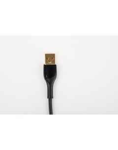 Кабель U4020 USB А вилка Micro USB вилка 20W нейлон черный Perfeo