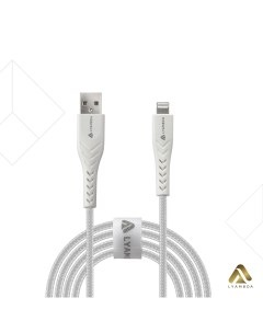 USB кабель Type A Lightning 1м белый LAL10 WH Lyambda