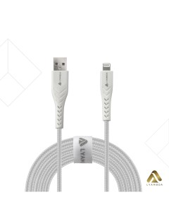 USB кабель Type A Lightning 2 5м белый LAL25 WH Lyambda