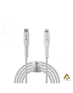 USB кабель Type C Lightning 1м белый LCL10 WH Lyambda