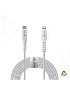 USB кабель Type C Lightning 2 5м белый LCL25 WH Lyambda
