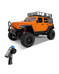 Радиоуправляемый внедорожник Jeep Wrangler 4WD масштаб 1 12 2 4G MN 128 orange Mn model