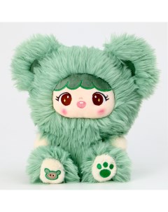 Мягкая игрушка Кукла 9954611 30 см цвет зеленый Nobrand