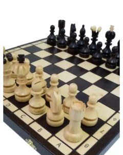 Шахматы резные Мадон 42 см коричневый Madon