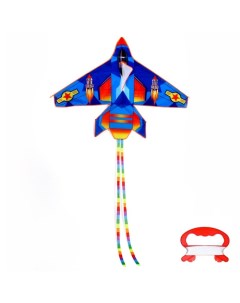 Воздушный змей Самолёт цвета МИКС Funny toys